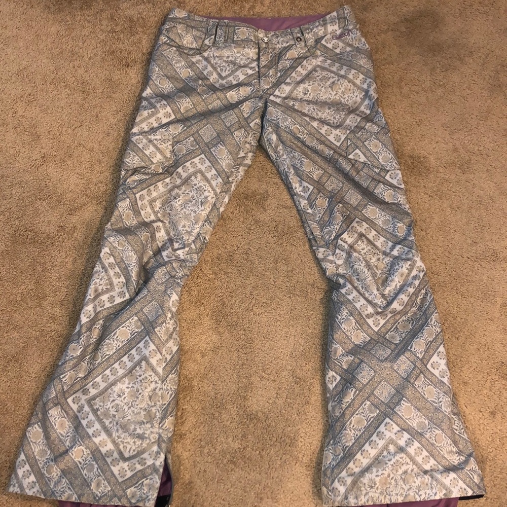 Burton Gray Patterned Women's Pants